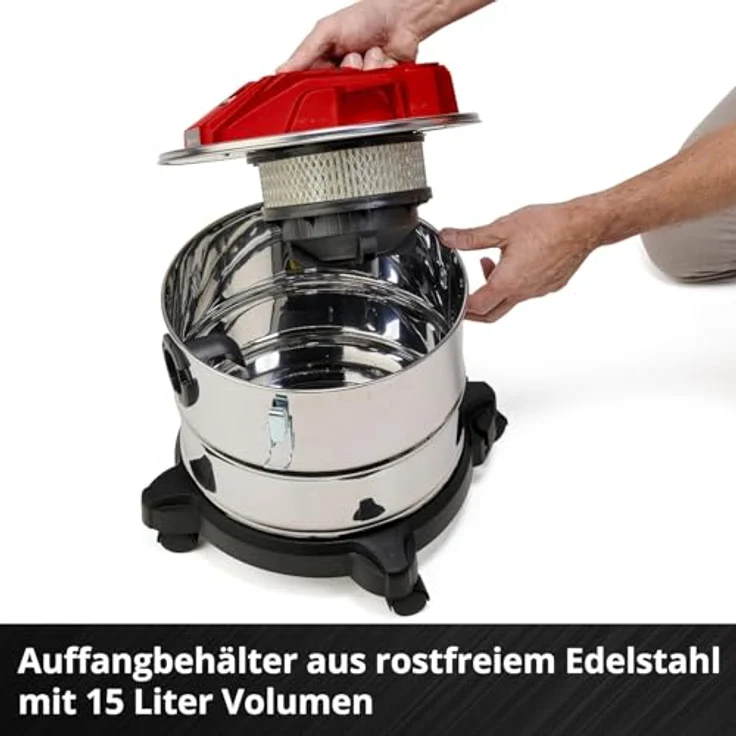 Einhell 18 V Akku-Aschesauger TE-AV 18/15 Li C Power X-Change, Solo-Gerät – Bild 6