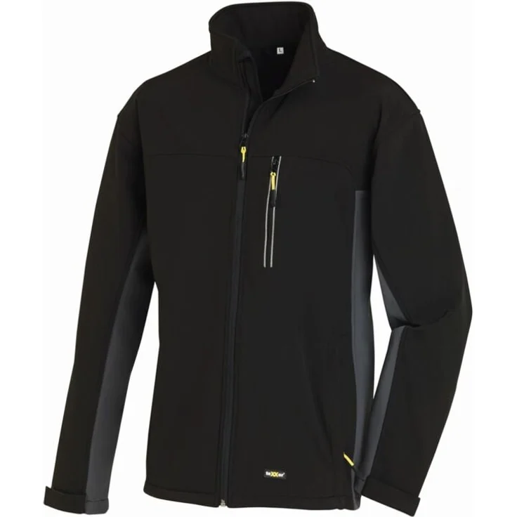 TRIZERATOP teXXor® Softshell-Jacke SKAGEN, wind- und wasserabweisend, hohe Atmungsaktivität, mit Microfleecefutter, schwarz – Bild 1
