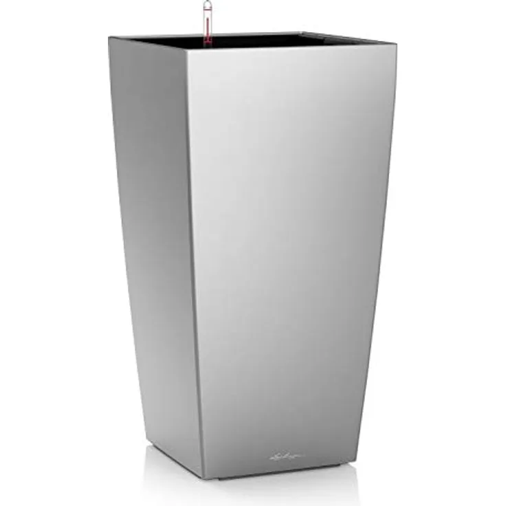 LECHUZA CUBICO Premium 22 silber metallic 18468