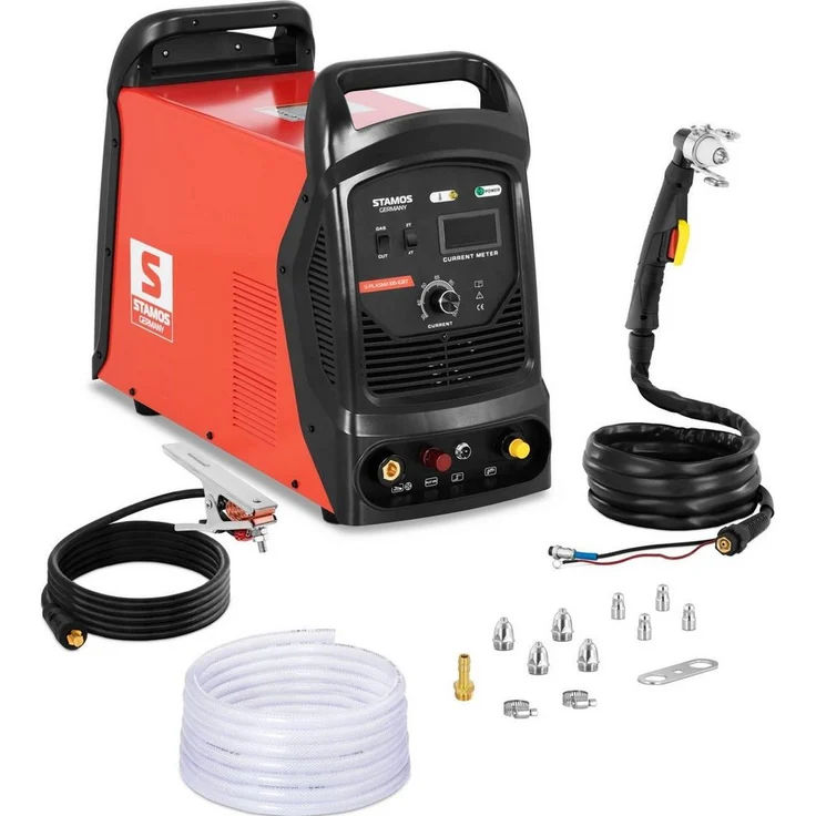 Stamos Welding Group Plasmaschneider S-PLASMA 100-IGBT, 100 A, 35 mm Schnitttiefe, Pilotzündung, modernste IGBT-Inverter-Technologie - Preisvergleich – Bild 1