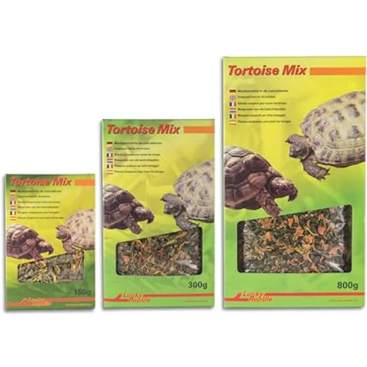 Lucky Reptile Tortoise Mix, hochwertiges Terrarienfutter, 800g, reich an Rohfaser, nachhaltig und ohne Zuckerzusatz – Bild 4