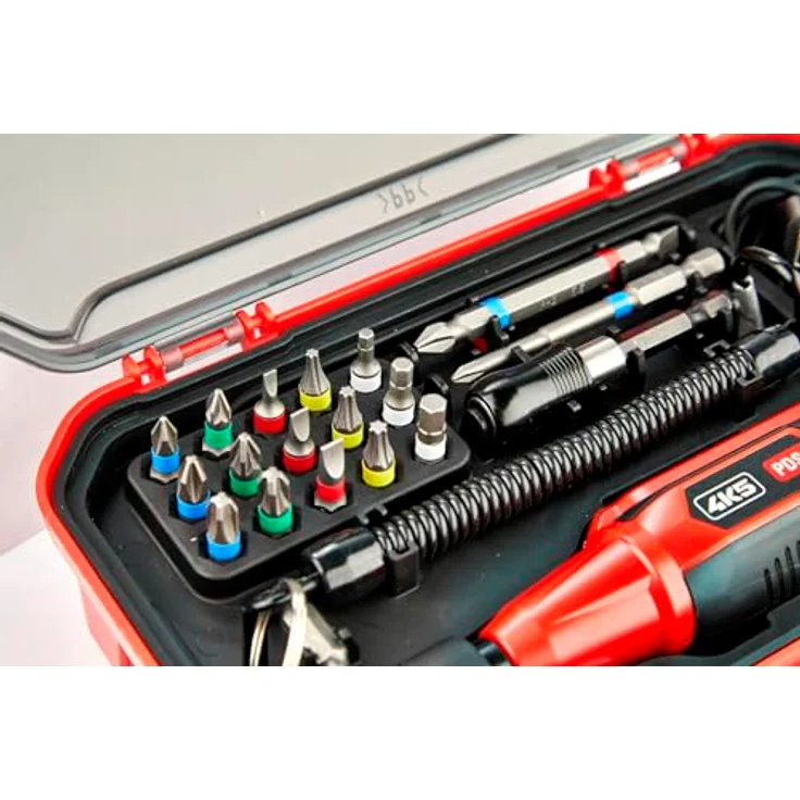 4K5, Schraubenzieher, Tools PDS 5-Set E-Schraubendreher Größe (Schraubendreher) 1/4\ (Innensechskant, Schlitz, Pozidriv-Kreuzschlitz (PZ), T-profil, Phillipps-Kreuzschlitz (PH)) – Bild 4
