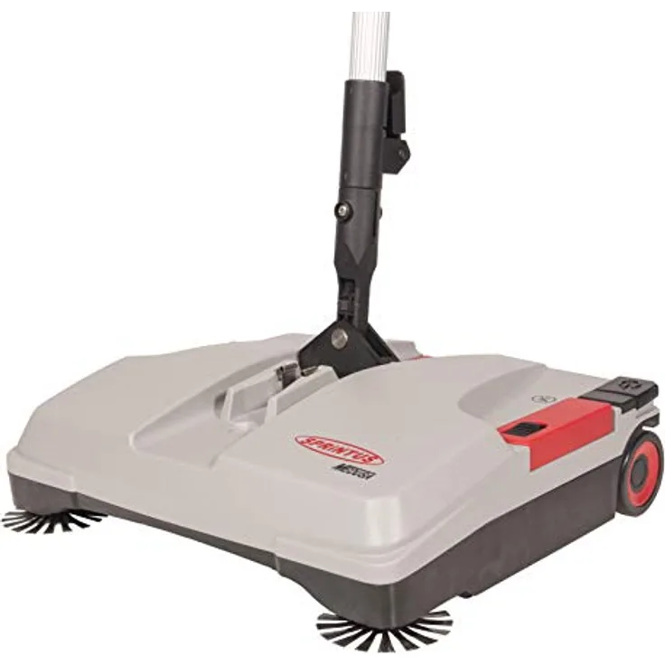 Sprintus Medusa Kehrmaschine Akkukehrmaschine Akkubesen Handkehrmaschine Handbesen Akkufeger Akku Schnellladegerät