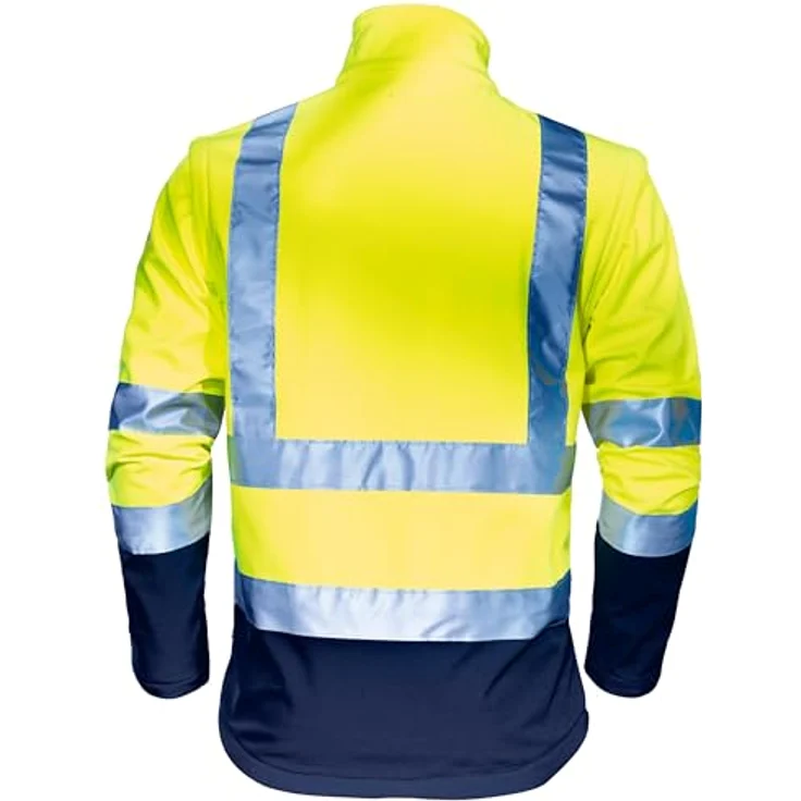 UVEX Herren-Softshelljacke uvex protection flash, Warnschutzkleidung, Größe XL – Bild 5