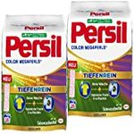 Persil Color Megaperls 32 WL (2 x 16 Waschladungen), Colorwaschmittel mit Tiefenrein Technologie, Waschmittel für reine Wäsche & hygienische Frische für die Maschine, 20 °C bis 60 °C