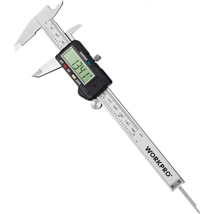 WorkPro WP266004 Digitaler Messschieber 150 mm, präzise Messgenauigkeit und digitale Anzeige – Bild 1