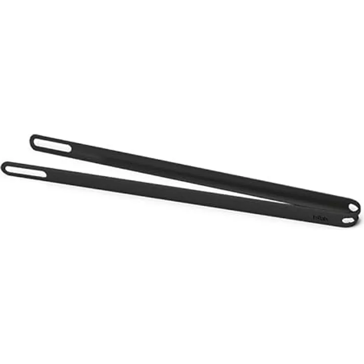 höfats Grillzange schwarz, Profi-Grillzange mit Grillrostheber-Funktion, 40 cm, spülmaschinengeeignet, ergonomisches Design aus Edelstahl