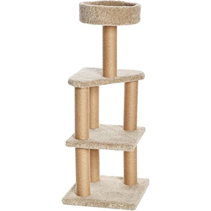 Amazon Basics Spielstation und Kratzbaum für Katzen - Large – Bild 1