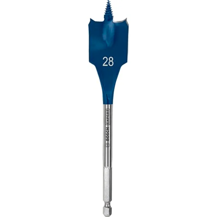 Bosch Expert Self Cut Speed Spade Bit, 28mm x 152mm, HEX Shank, schnelles Bohren in Weichholz, 1 Stück – Bild 1