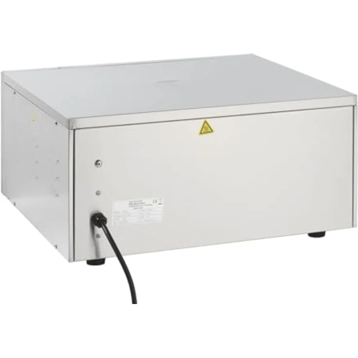 GastroHero Pizzaofen Elektro, Keramikboden, Pizza Maker für 1 Pizza Ø 35 cm, Edelstahl, bis 350° C, mit Innenbeleuchtung und Alarm – Bild 3