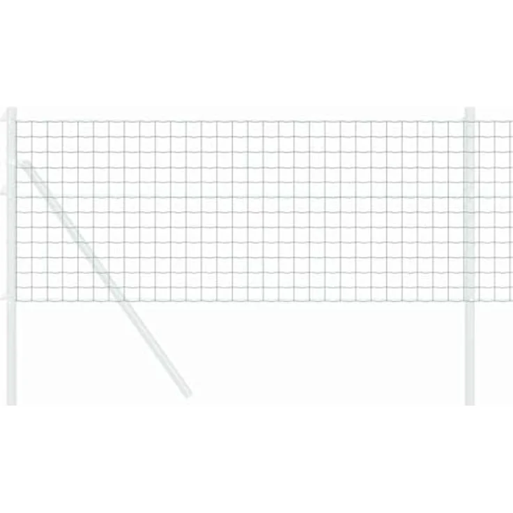 vidaXL Eurozaun Grün 0,8 x 10 m, PVC-beschichtetes Eisen für Gartengrenzen – Bild 2