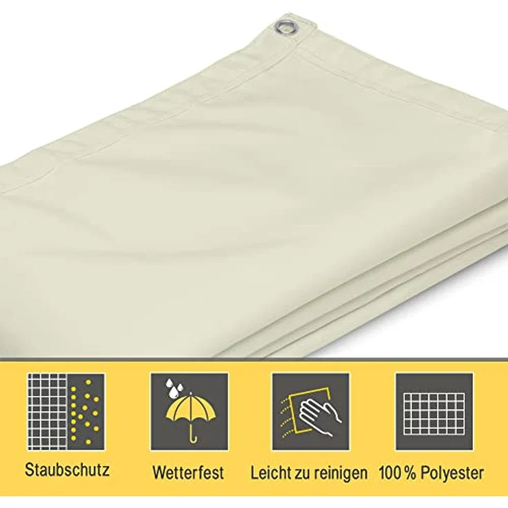 Sol Royal SolVision PES Balkonumspannung PB2 500x90cm Creme – Bild 5