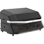 Cozze Gasgrill G 800 Combo, 81,5 x 42 cm Grillfläche, 9,5 kW mit 3 Edelstahlbrennern, emailliertes Gusseisenrost und Plancha Platte