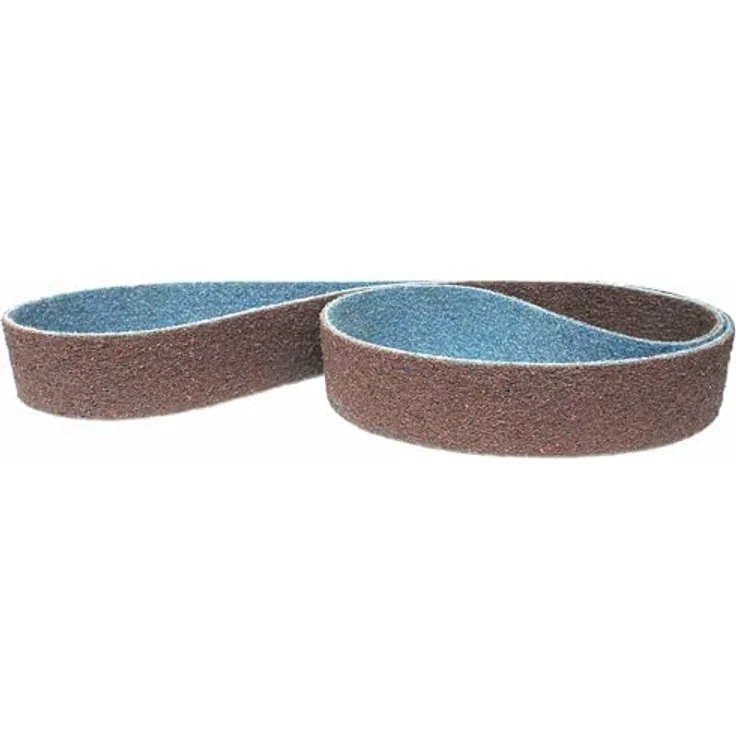 Score Abrasives Pro Line Vlies-Schleifband, 50 x 2000 mm, grob (P80+), braun, für Metall und Holz – Bild 1