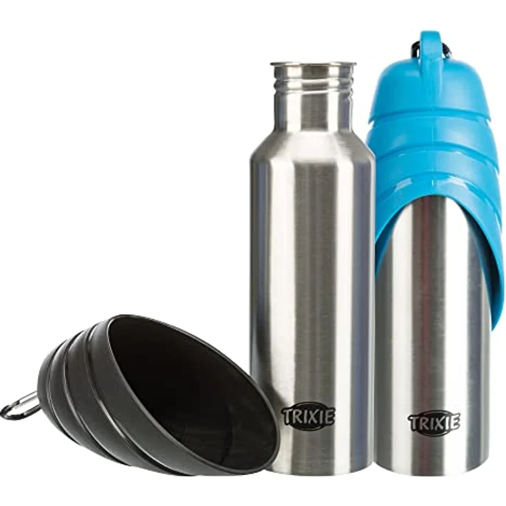 Trixie Flasche mit Trinknapf Edelstahl Kunststoff 700 ml – Bild 6
