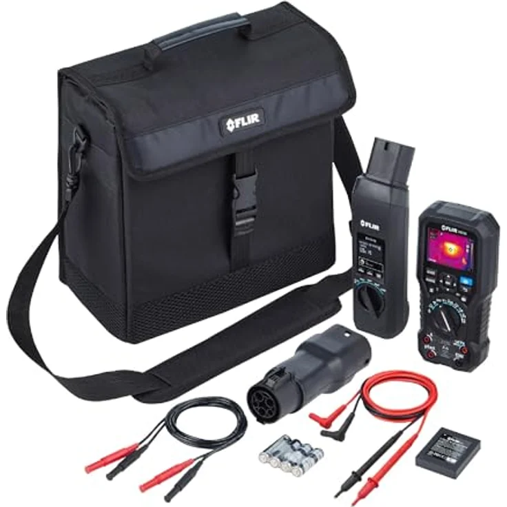 FLIR EV-KIT-2, EV-Ladegerät-Testkit mit EV45-T2, DM286 und Messleitungen zur Überprüfung der elektrischen Sicherheit – Bild 1