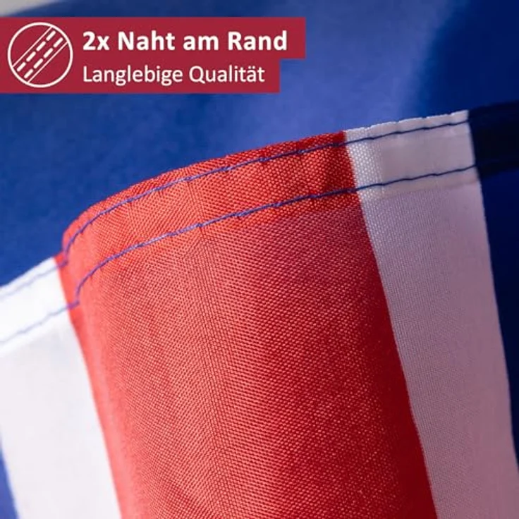 PHENO FLAGS Island Flagge 90x150cm, wetterbeständig mit Messingösen, 100% Polyester und robuster Doppelnaht in lebendigen Farben – Bild 4