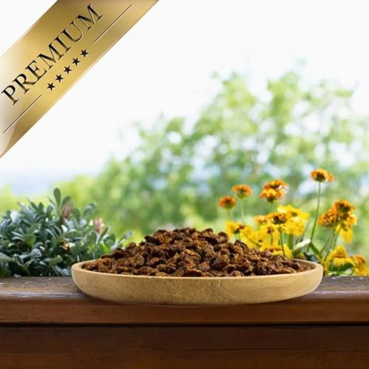 Lyra Pet® Seidenraupen 1 kg, getrocknet, reich an 70% Rohprotein, energiereich, für Vögel, Nager, Fische & Reptilien – Bild 3