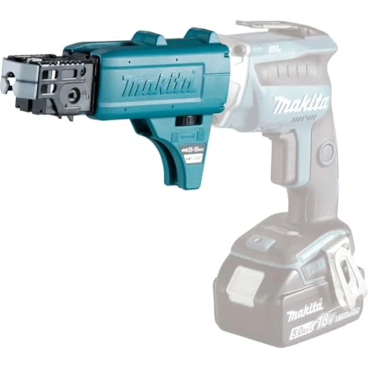 Makita 191L24-0 Magazinschrauben Vorsatz, 25-55 mm für Schnellbauschrauber, werkzeuglose Montage – Bild 5