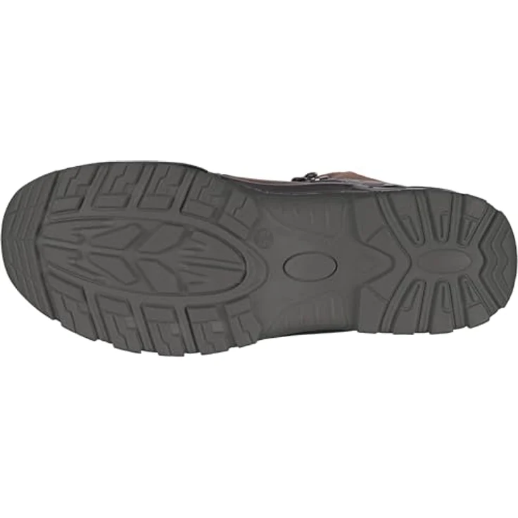 LEIBWÄCHTER L6310 Parma, niedrige Stiefel S3, braunes Crazy-Horse-Leder, mit Fiberglas-Zehenschutzkappe und PU-Überkappe, rutschhemmende Laufsohle – Bild 7