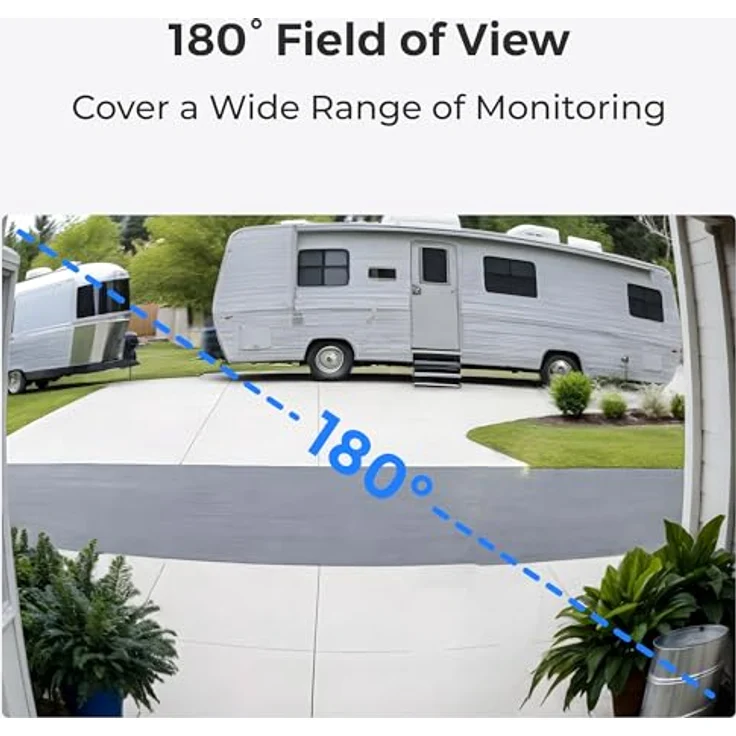 Reolink Smart Home Türklingel D340P, 5 MP Super HD mit 180° Sichtfeld und PoE-Setup, inklusive Chime und humanoid Erkennung – Bild 5