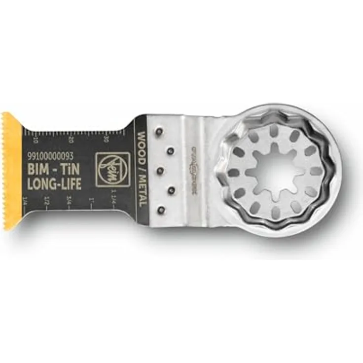 C. & E. Fein FEIN E-Cut Long-Life-Sägeblatt mit Titanbeschichtung, Bi-Metall, Starlock-Aufnahme, langlebig