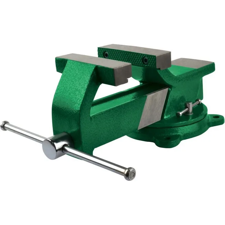Brüder Mannesmann Werkzeuge Schraubstock 125 mm, drehbar