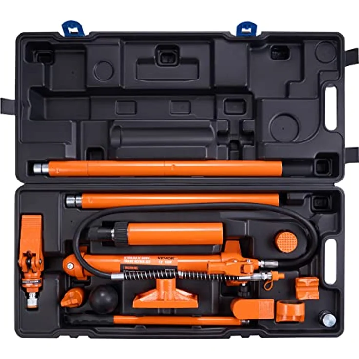 VEVOR 12-Tonnen Hydraulik-Porta-Power-Set, Ausbeulwerkzeuge mit 135 mm Hub und automatischem Überlastschutz, robustes Werkzeugset für Kfz-Reparaturen – Bild 8