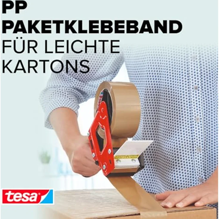 Tesa tesapack 64014-501-00 Klebeband Braun L x B 66m x 50mm 6St. - Preisvergleich – Bild 2