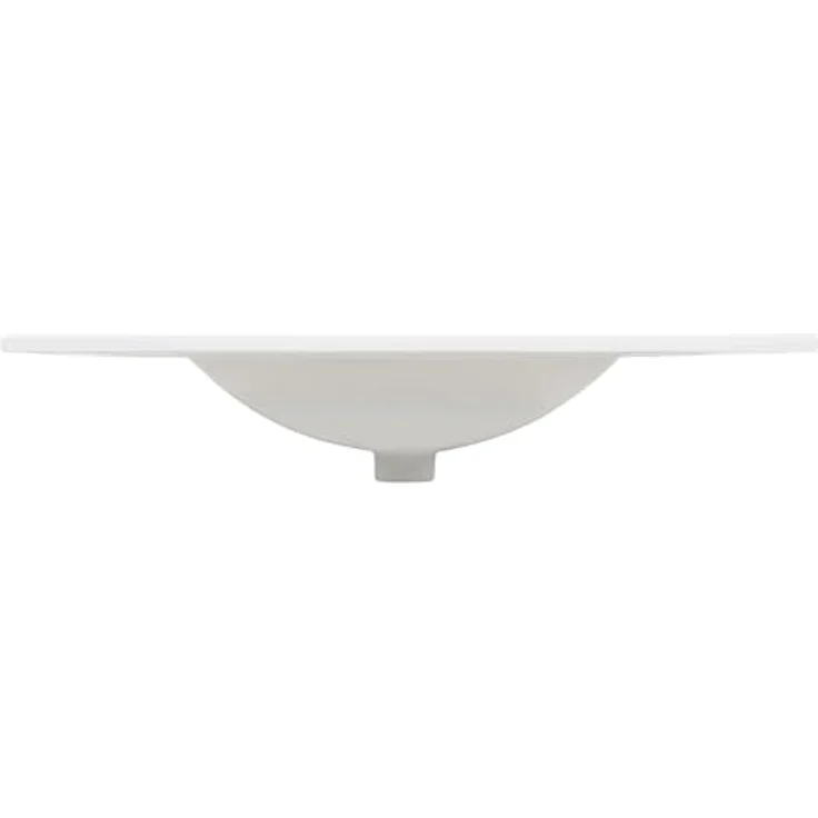 ECD Germany Waschbecken 810x465x175 mm Weiß aus Keramik – Bild 4