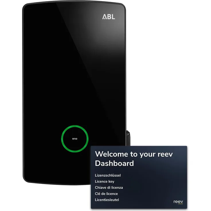 ABL eM4 Single, Elektroauto Ladestation Typ 2, 22 kW, fest verdrahtet, IP55 Schutz, eichrechtskonform, intuitive ABL Configuration App