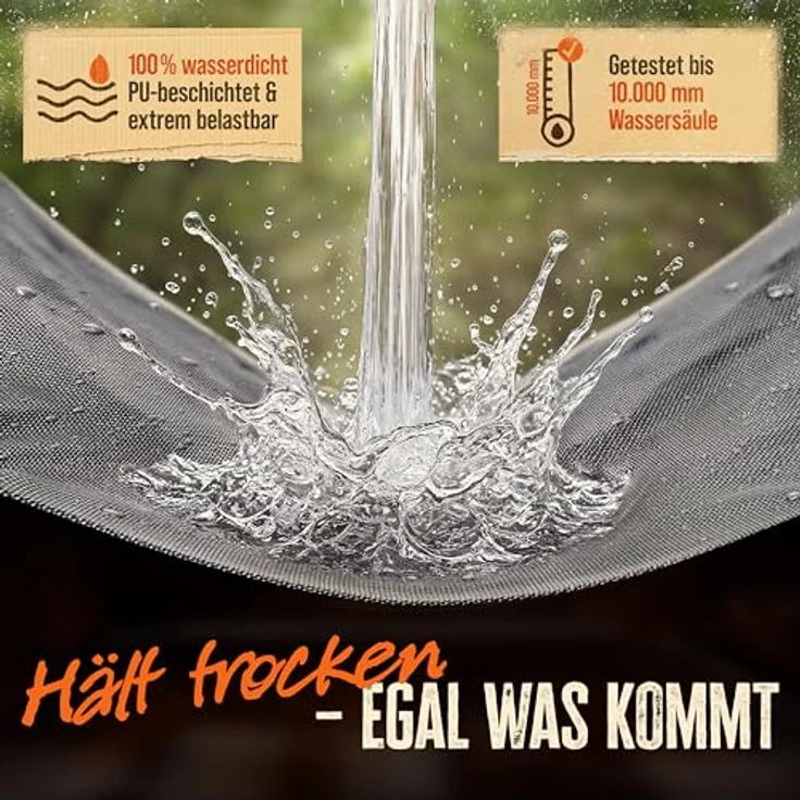 AMZBBQ® Premium Grillabdeckung, 100% wasserdicht und UV-beständig, 100 x 110 x 60 cm, für Gas- und Elektrogrill, passend für Weber Q3000/Q3200 – Bild 5
