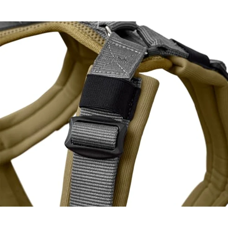 Hunter Tierbedarf Hunde-Geschirr Maldon Up oliv/grau, Reflektierendes 3M Scotchlite Material, verlängerter Unterbruststeg, vierfache Verstellmöglichkeit – Bild 3