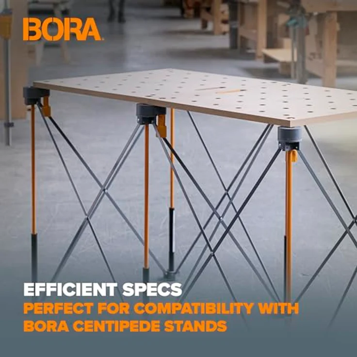 BORA Centipede 3-teiliges P-Tops Set, CA0103, Zubehör zur Schutzvorrichtung mit 360° Drehung, kompatibel mit allen Bora Tausendfüßer-Arbeitsständern – Bild 2