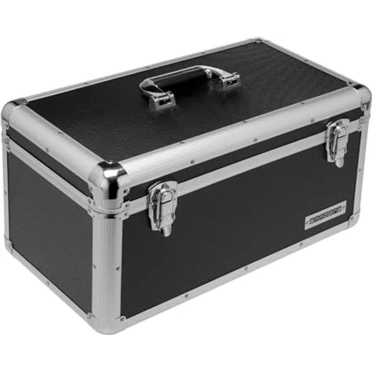 anndora Werkzeugkoffer 28 L Transportbox XL Werkzeugkasten Werkzeugbox - schwarz – Bild 2