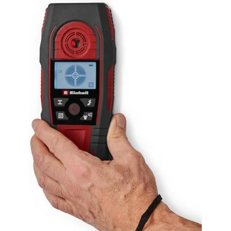 Einhell Ortungsgerät TE-MD 80, digitales Multifunktionsgerät zur Ortung von Metallen, Holz und spannungsführenden Leitungen, automatisch kalibriert – Bild 4