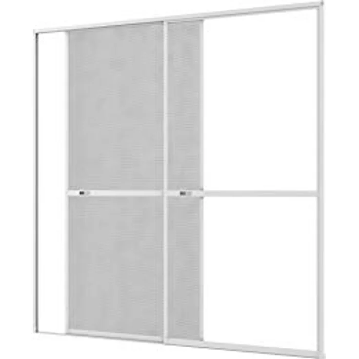 Culex 101340107-VH Fliegengitter Doppelschiebetür Schiebetür anthrazit 240x240cm – Bild 2