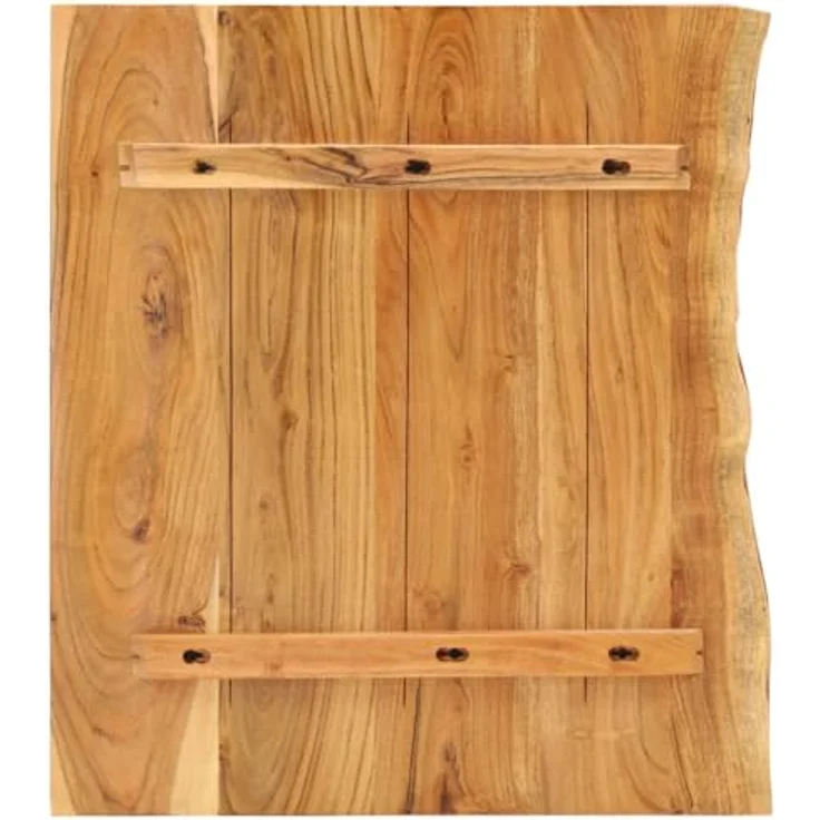 vidaXL Badezimmer-Waschtischplatte Massivholz Akazie 60 x 55 x 2,5 cm – Bild 3