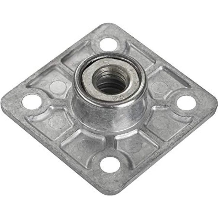 Tischbeinverbinder KEA eckig 47,5 x 47,5 mm für M10 Gewindeschraube Tischbeschlag Möbelfuß-Befestigungsplatte von SO-TECH® – Bild 1