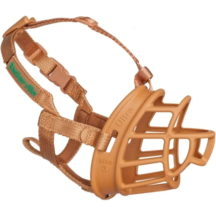 Baskerville Ultra Muzzle,Bräunen,Größe3
