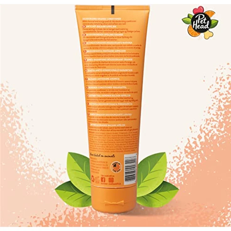 Pet Head Tiershampoo Ditch the Dirt, Conditioner für Hunde mit Orangenduft, 250 ml – Bild 2