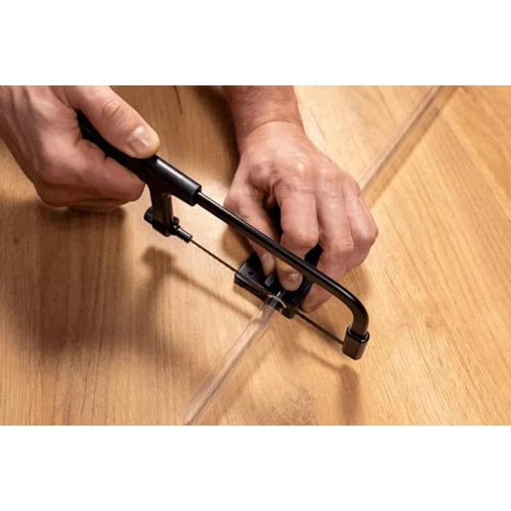 EKWB EK-Loop B?gels?ge, Handsäge mit 15 cm feinzahntem Sägeblatt und rutschfestem Griff, schwarz – Bild 2