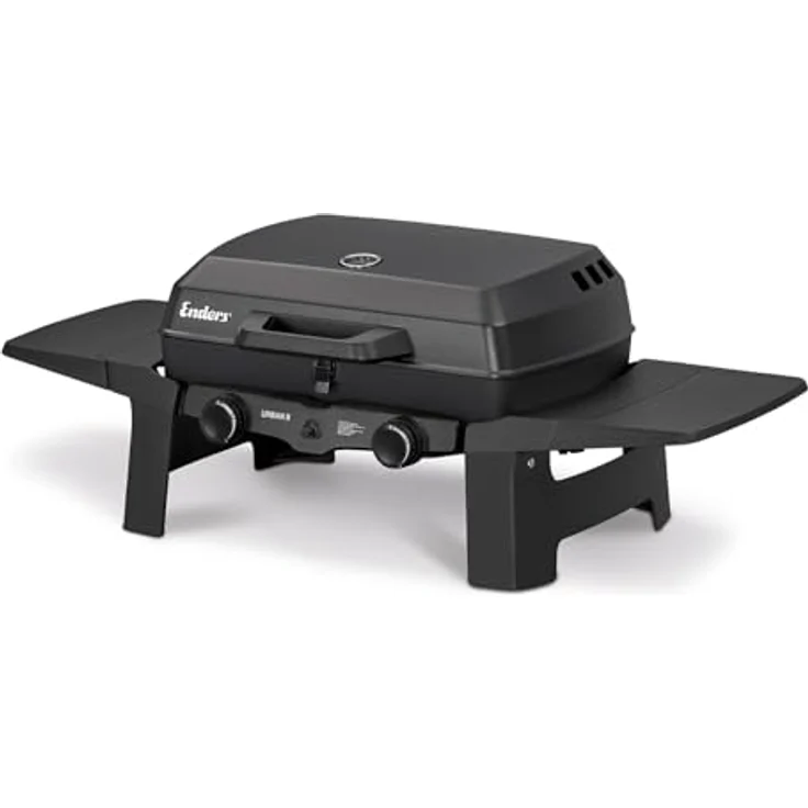 Enders® Urban II Gasgrill, 2 getrennt regelbare Edelstahlbrenner für direktes und indirektes Grillen – Bild 1