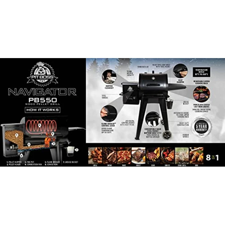 PIT BOSS Pellet Grill Navigator PB550 – Bild 10