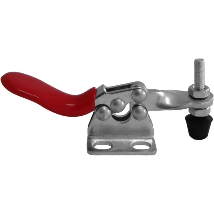 SO-TECH Kniehebelspanner Kniehebelklemme, Haltekraft bis zu 27 kg, 4 Stück, rot