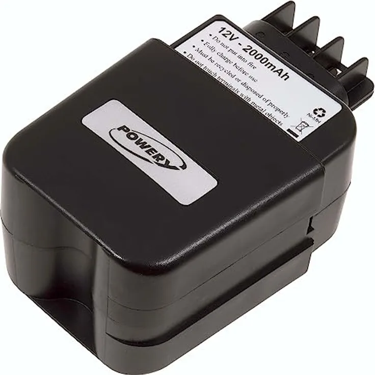akku-net Akku für metabo Bohrschrauber BE A12 /2R+L, 12V NiMH, 2000mAh, Schwarz, hohe Leistung und Kompatibilität