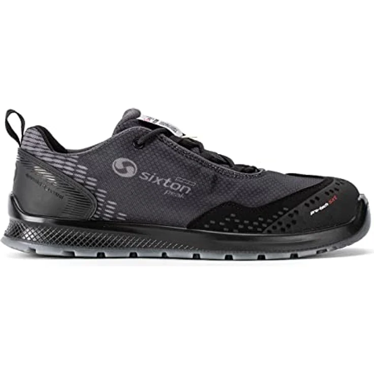 Sixton Auckland, Sicherheitsschuhe S3 mit atmungsaktivem Microfiber, rutschhemmender Duo-PU-Laufsohle, Größe 42 – Bild 5