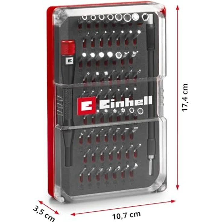 Einhell Präzisionsbit-Set 66-teilig, S2 Stahl Bits mit 4-mm-Hexagonal-Schaft und flexibler Wellenverlängerung – Bild 13