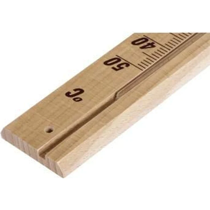 Hama Thermometer für Innen, analog, Holz, 20 cm – Bild 3