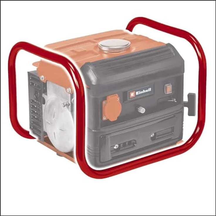 Einhell Stromerzeuger (Benzin) TC-PG 10-E5 (680 W, 2-Takt-Antriebsmotor, 230 V-Steckdose, Tragerahmen, stabile Standfüße, Überlastschalter, Seilzug zum Starten) – Bild 2